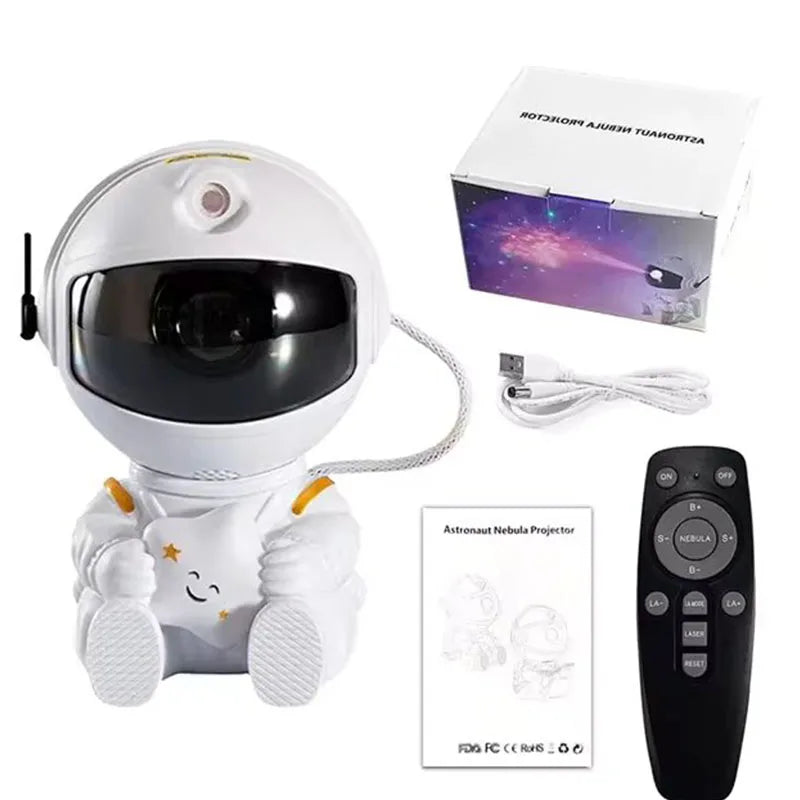 Galaxy Astronaut Star Projector Nebula Projector With Remote Control For Children's Room Party