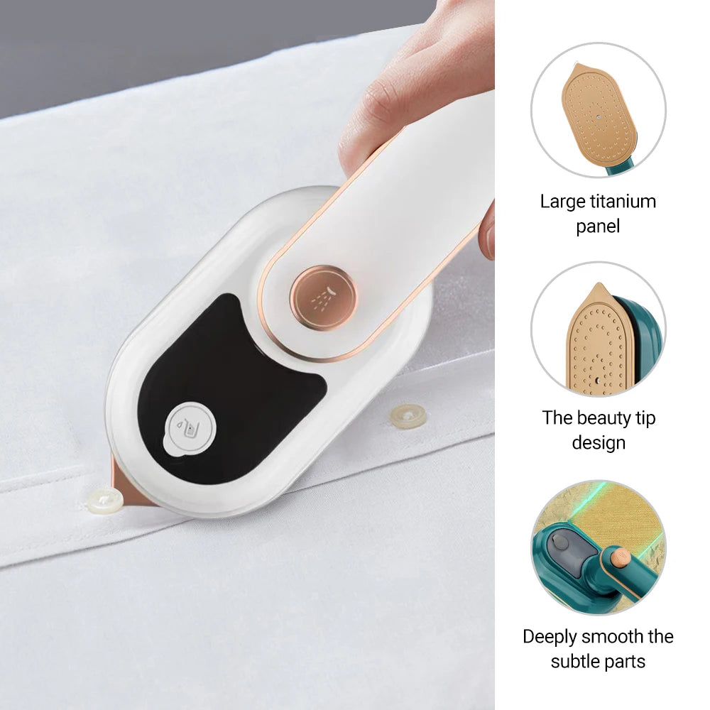 Mini Garment Steamer Steam Iron Handheld Portable Home Travelling For Clothes Ironing Wet Dry Ironing Machine
