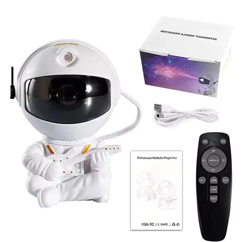Galaxy Astronaut Star Projector Nebula Projector With Remote Control For Children's Room Party