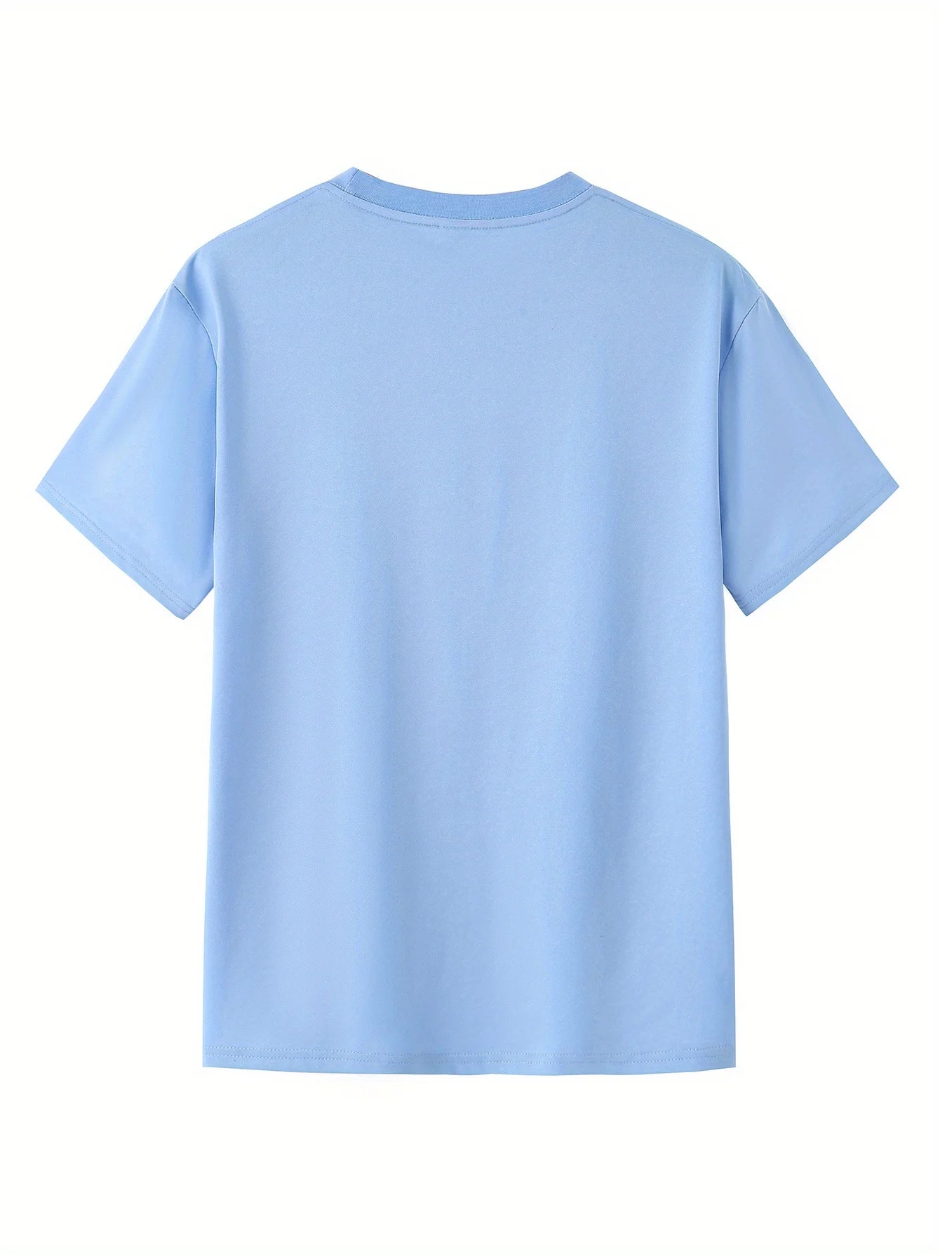 Summer men's 100% cotton comfortable casual loose plus size NEW YORK CITY printed sports round neck short sleeved T-shirt top