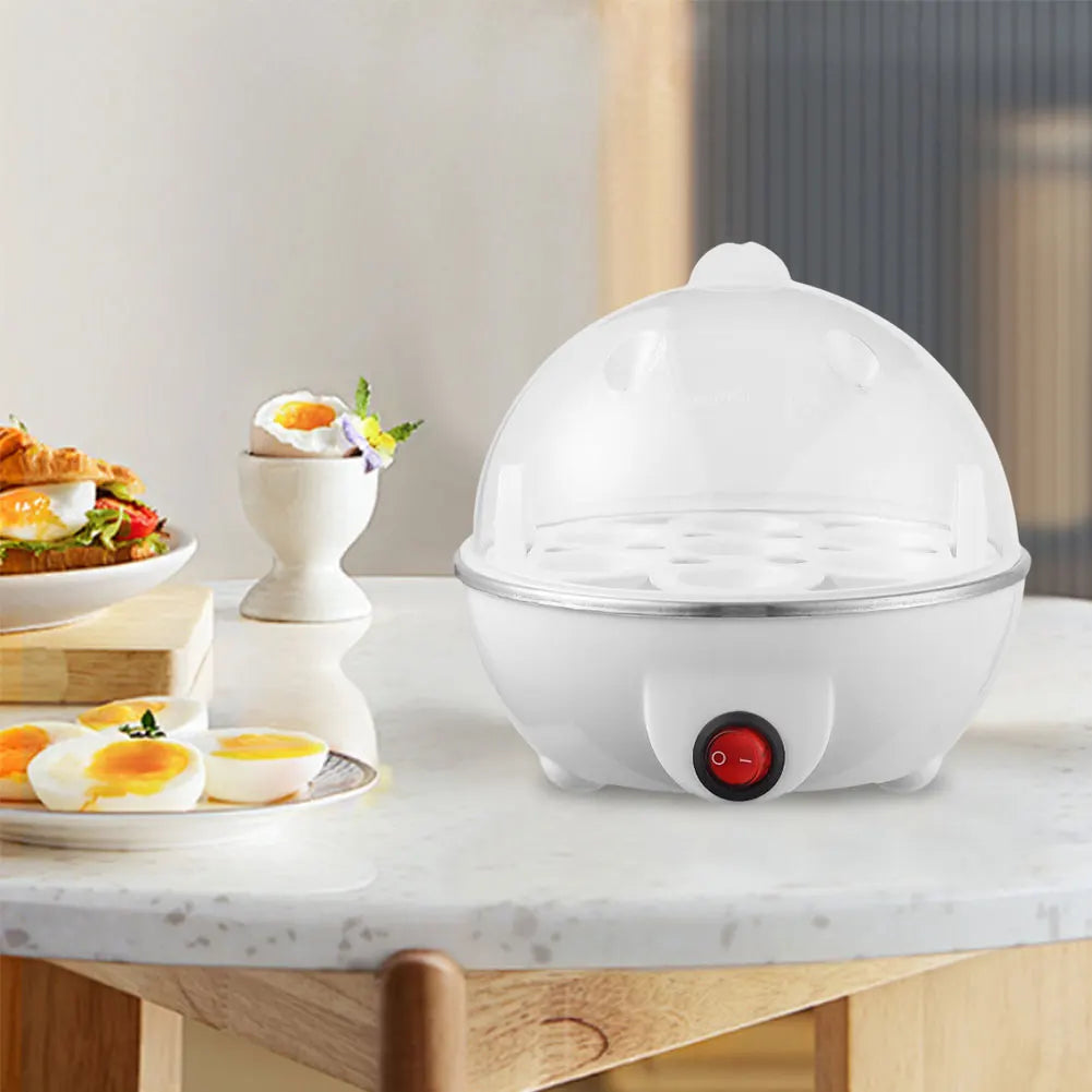 Egg Cooker Auto Shut-Off Boiled Egg Machine 7 Egg Capacity Smart Egg Maker Electric Egg Boiler for Home Kitchen