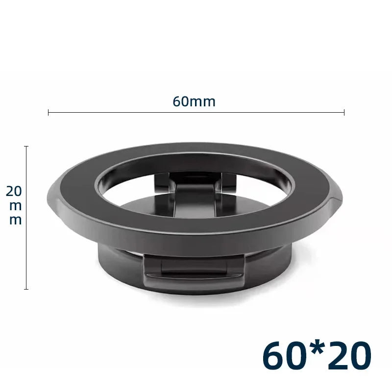 Strong Magnetic Cell Phone Holder Car 360° Swivel Adjustable Back Sticker Holder Magsafe for IPhone 15 Samsung Xiaomi Universal