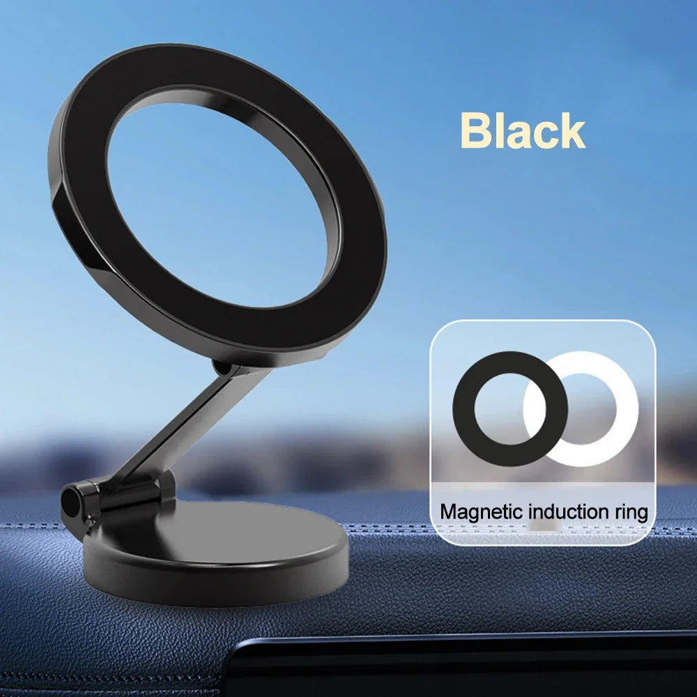 Strong Magnetic Cell Phone Holder Car 360° Swivel Adjustable Back Sticker Holder Magsafe for IPhone 15 Samsung Xiaomi Universal