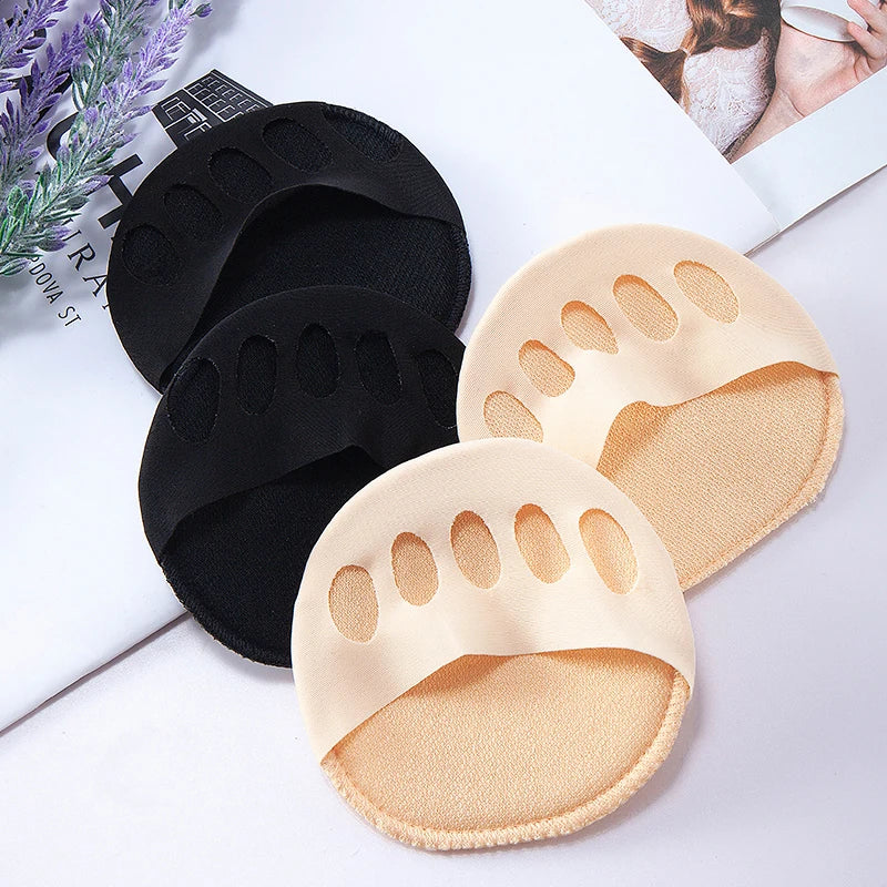 Five Toes Forefoot Pads for Women High Heels Half Insoles Calluses Corns Foot Care Absorbs Shock Socks Toe Pad Inserts