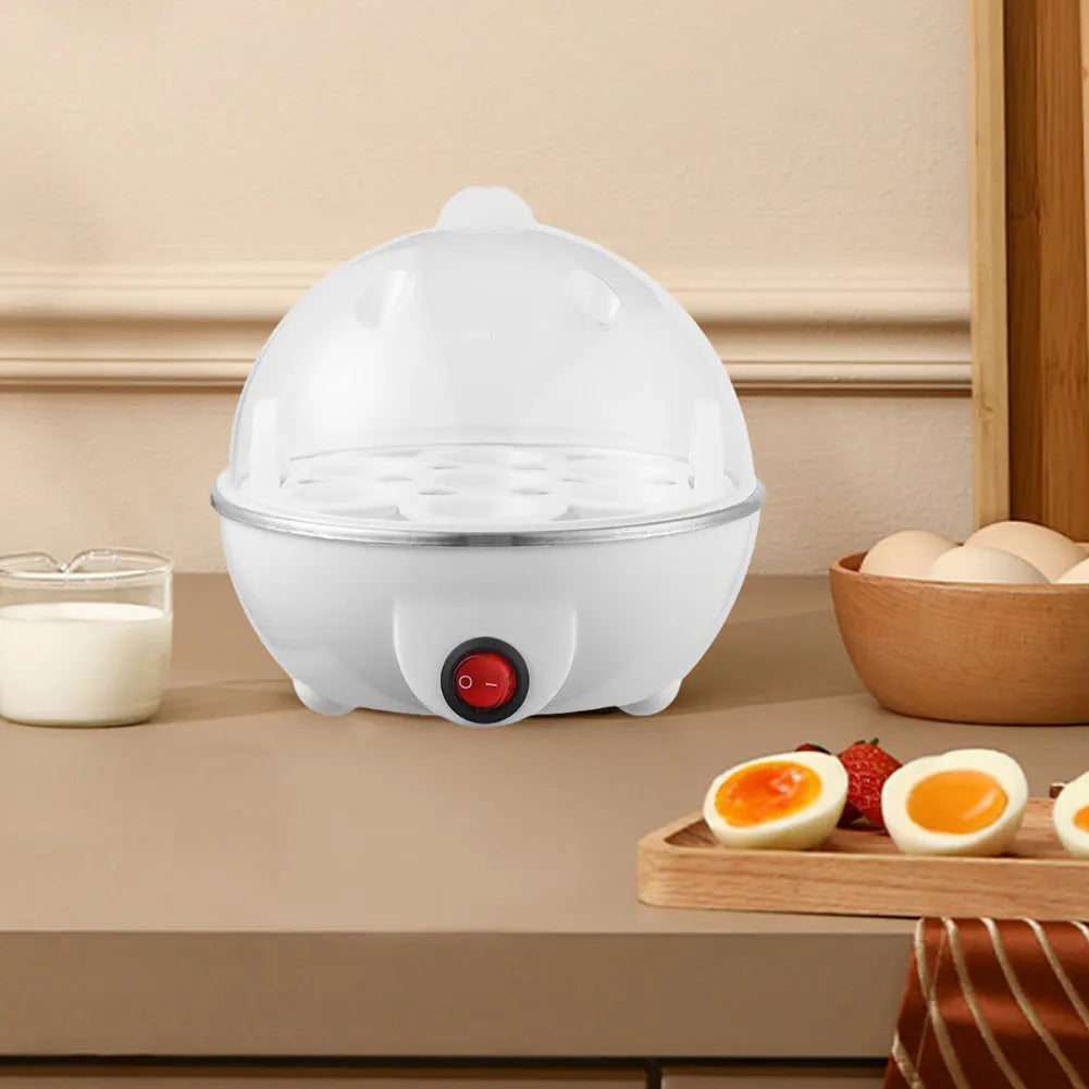 Egg Cooker Auto Shut-Off Boiled Egg Machine 7 Egg Capacity Smart Egg Maker Electric Egg Boiler for Home Kitchen