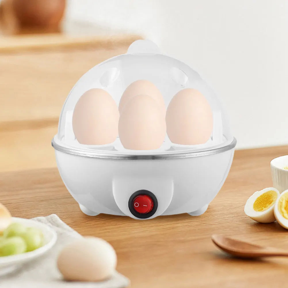 Egg Cooker Auto Shut-Off Boiled Egg Machine 7 Egg Capacity Smart Egg Maker Electric Egg Boiler for Home Kitchen