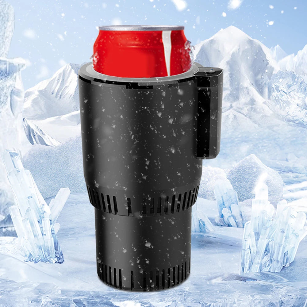 2 In 1 Auto Refrigerator Cooling Heating Cup 12V 36W Smart Car Cup Mug Holder Keep Beverage Cool Warm for Outdoor Travelling