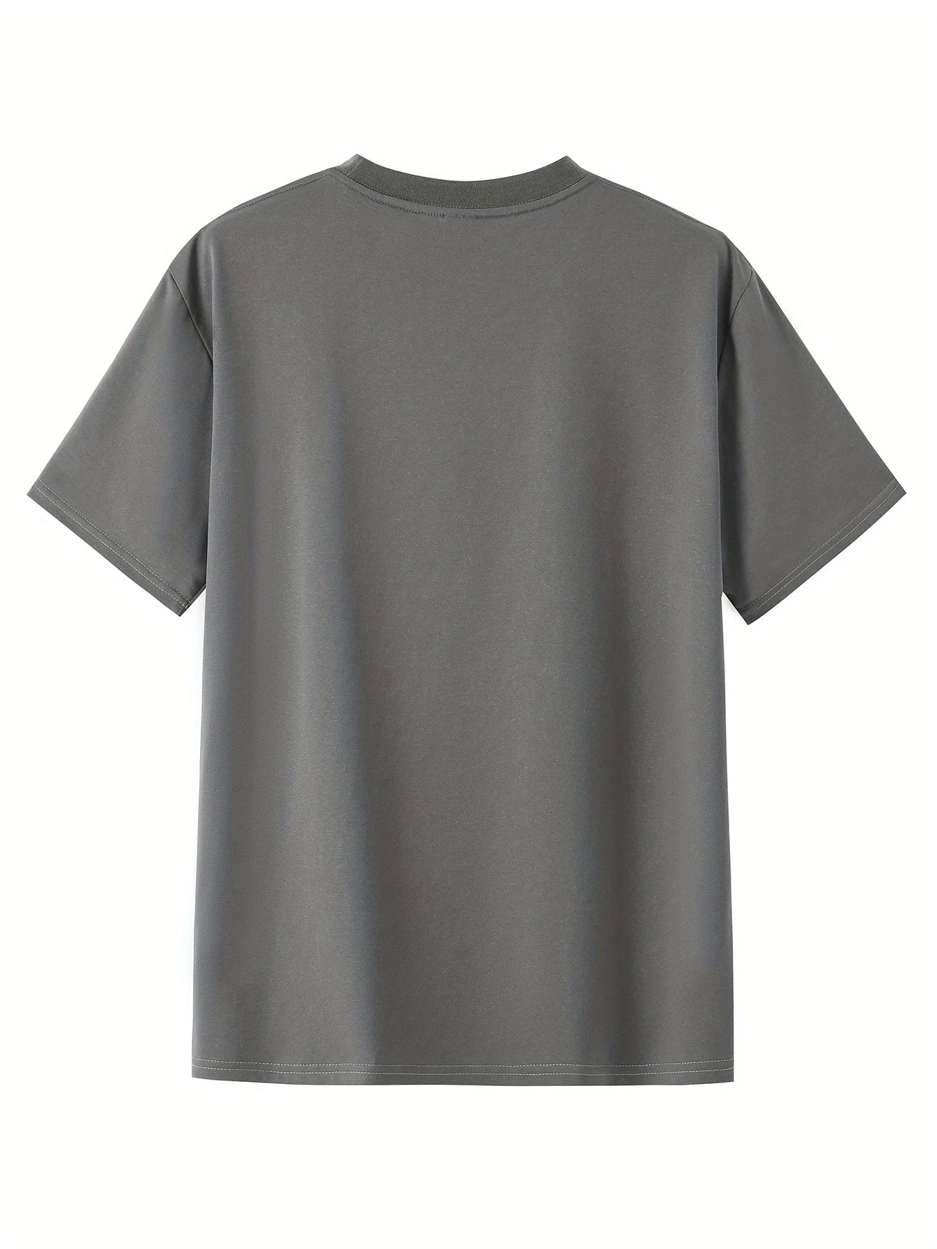 Summer men's 100% cotton comfortable casual loose plus size NEW YORK CITY printed sports round neck short sleeved T-shirt top