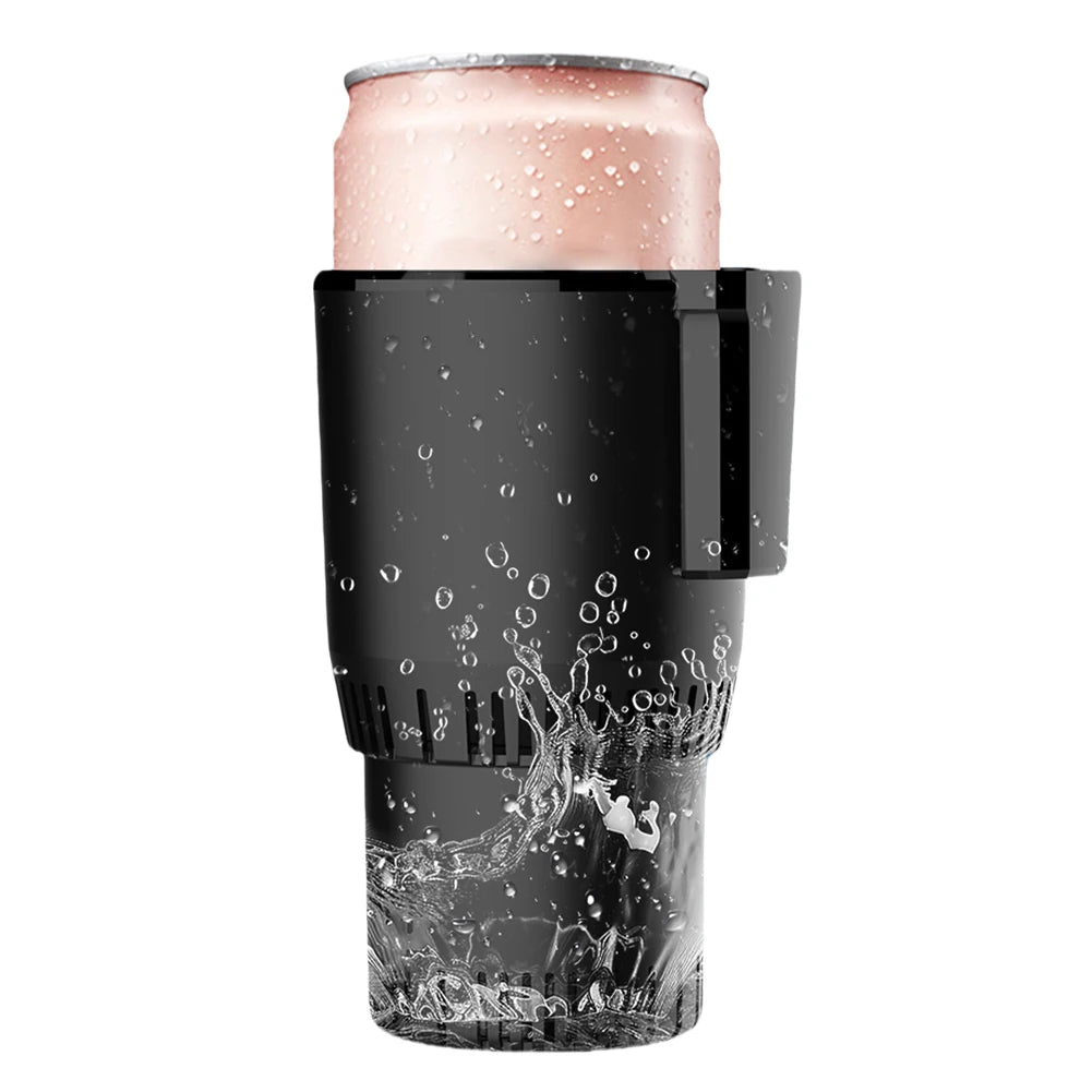 2 In 1 Auto Refrigerator Cooling Heating Cup 12V 36W Smart Car Cup Mug Holder Keep Beverage Cool Warm for Outdoor Travelling