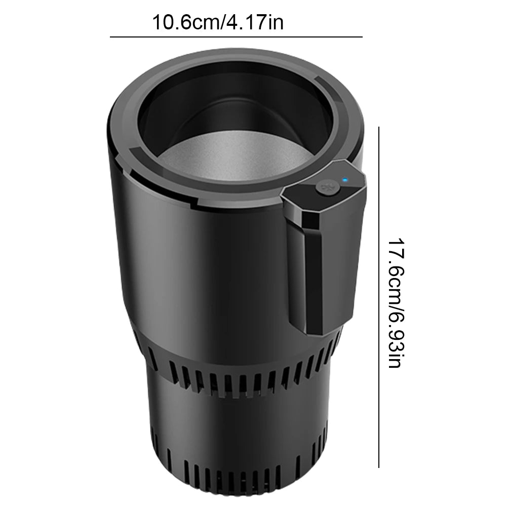 2 In 1 Auto Refrigerator Cooling Heating Cup 12V 36W Smart Car Cup Mug Holder Keep Beverage Cool Warm for Outdoor Travelling