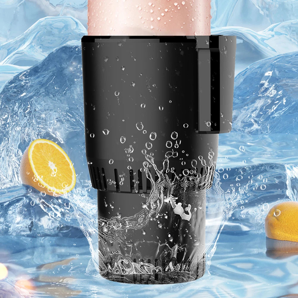 2 In 1 Auto Refrigerator Cooling Heating Cup 12V 36W Smart Car Cup Mug Holder Keep Beverage Cool Warm for Outdoor Travelling