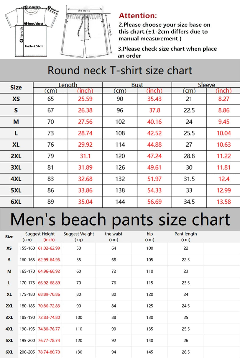 Summer 2025 New Men's Set 3D Digital printed casual round-neck short-sleeved T-shirt with Shorts 2-piece casual sporty men's set