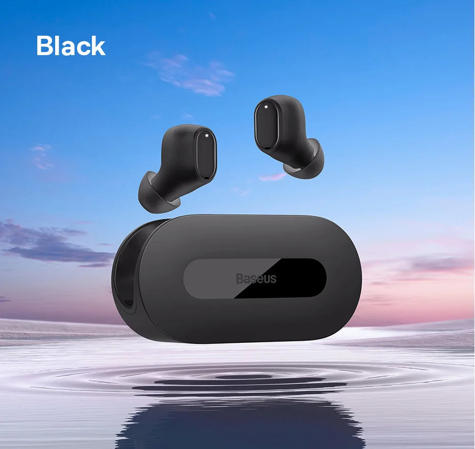 Baseus True Wireless Earphone Bluetooth 5.3 HiFi Sports Earbuds Fast Charge 0.06' Low Latency 25H Playtime
