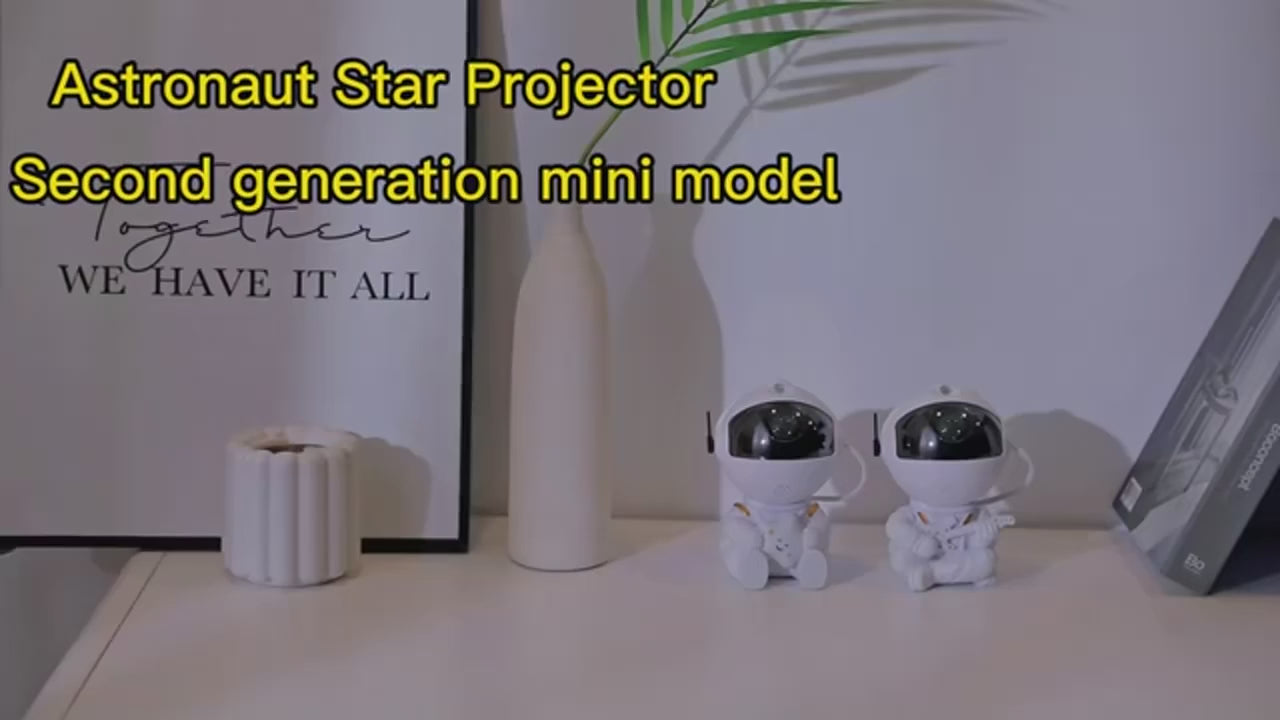 Galaxy Astronaut Star Projector Nebula Projector With Remote Control For Children's Room Party