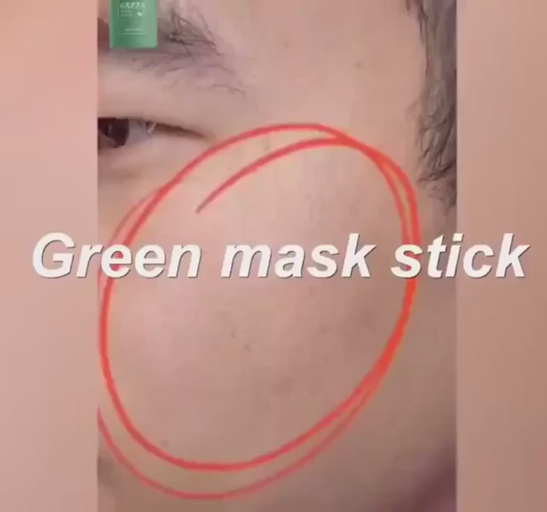 40g Remove Blackhead Green Tea Solid Mask Cleans Pores Stick Facial Blemish Black Dots Shrink Pores Korean Skin Care Cosmetics